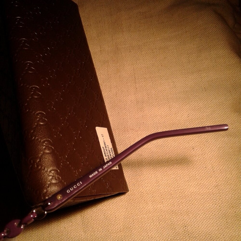 NEW! Gucci Purple Eyeglasses - Picture 15 of 16
